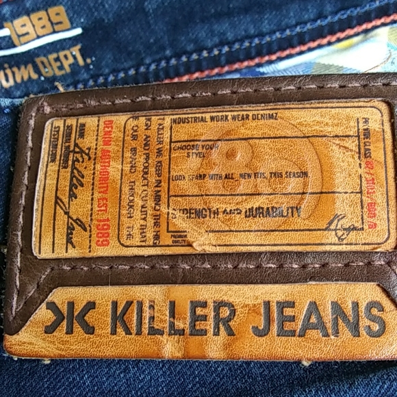 Killer Jeans Straight Leg Blue Jeans - Picture 8 of 9